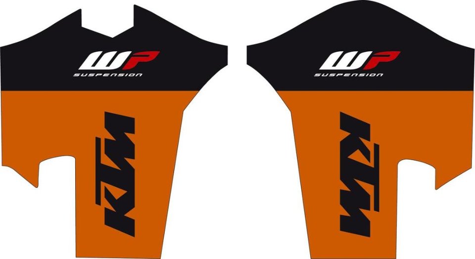Set di adesivi per i parasteli KTM
