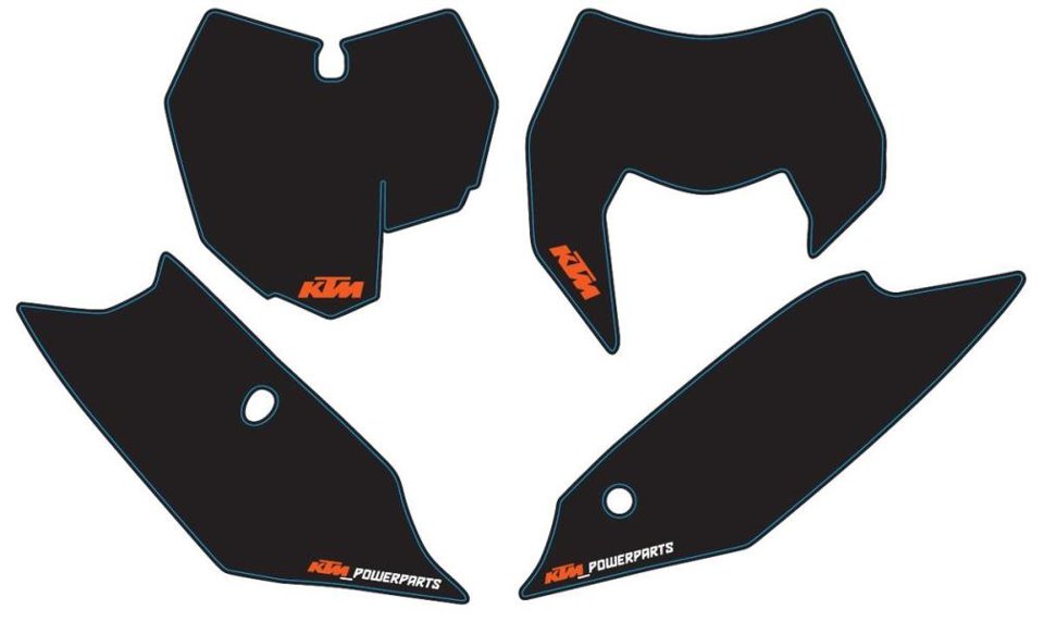 Tabelle adesive per numero da gara KTM