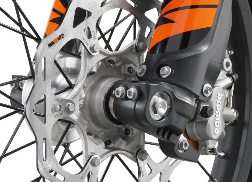 Kit di protezione dei mozzi del perno della ruota anteriore KTM