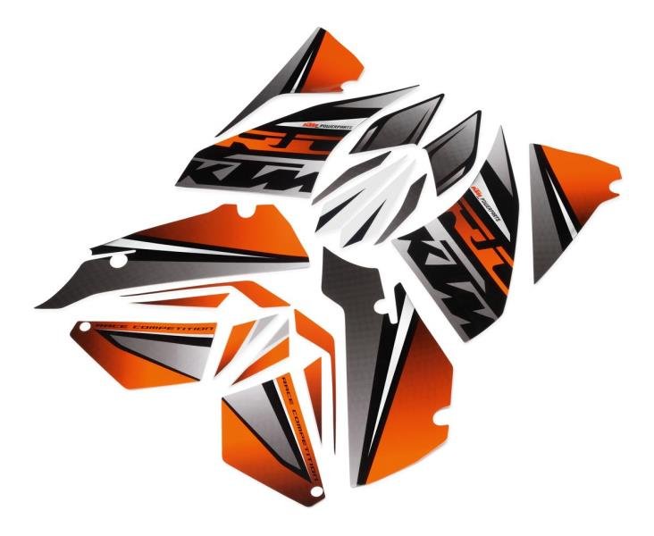 Kit delle grafiche Neon KTM