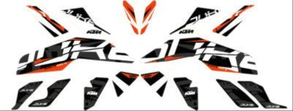 Kit delle grafiche Style KTM