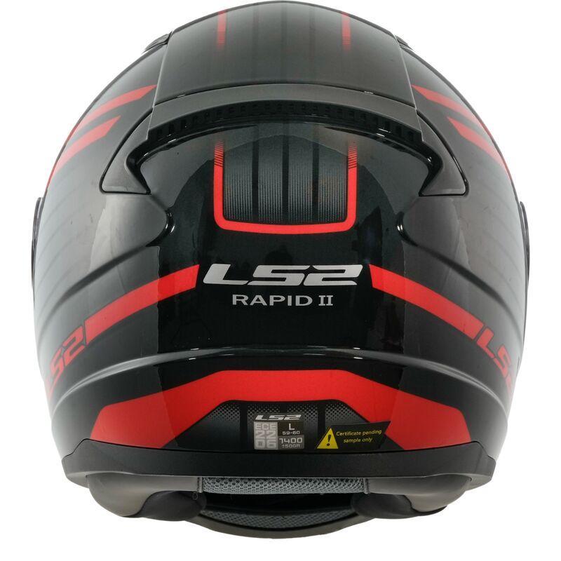 LS2 FF353 RAPID II CIRCUIT BLACK RED-06 XL- LS2