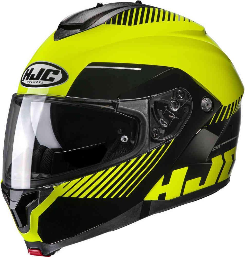 HJC C91 TALY MC4HSF XL BLACK+GIALLO ALTA VIBILITA HJC