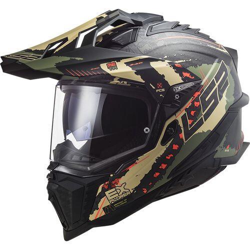 LS2 MX701 C EXPLORER EXTEND MATT MILITARY GREEN-06 XL-CARBON LS2