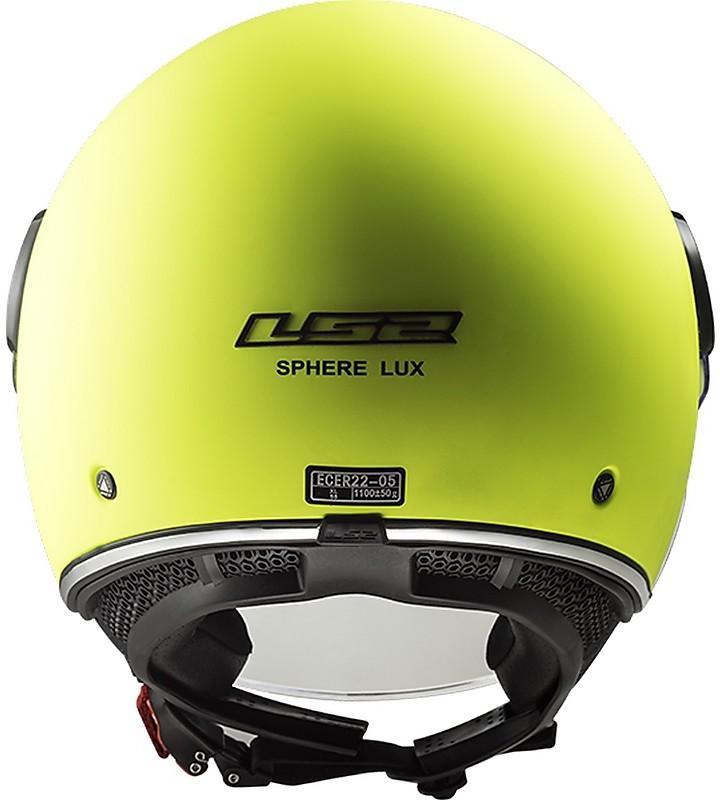 LS2 OF558 SPHERE LUX MATT HI VIS YELLOW LS2