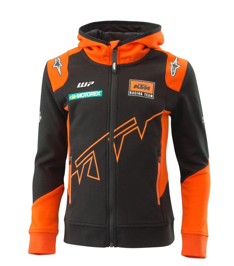 KIDS TEAM ZIP HOODIE 104/3-4Y KTM