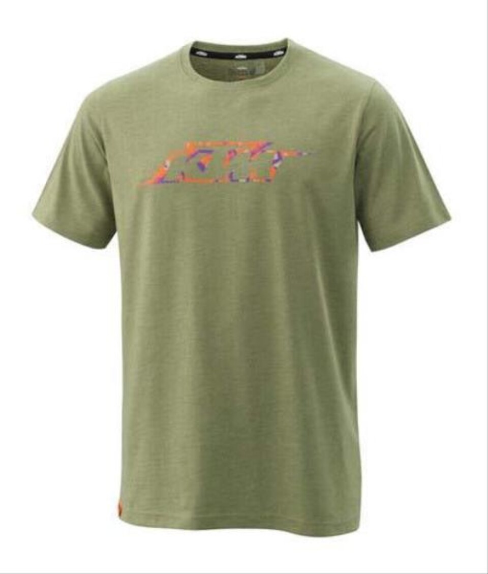 T-shirt verde melange Camo