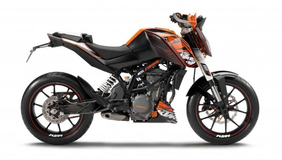 Foglio degli adesivi KTM