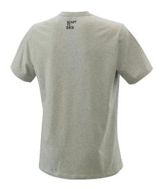 PURE LOGO TEE GREY MELANGE L KTM