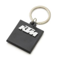 LOGO RUBBER KEYHOLDER BLACK KTM