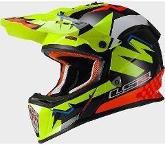 MX437 FAST VOLT BLACK YELLOW ORANGE XXL LS2