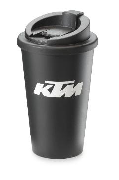 COFFEE TO GO MUG BLACK KTM