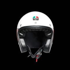 CASCO AGV X70 MINO 73 WHITE RED MS AGV