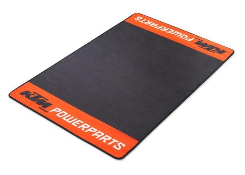Tappeto di manutenzione e rifornimento della moto KTM