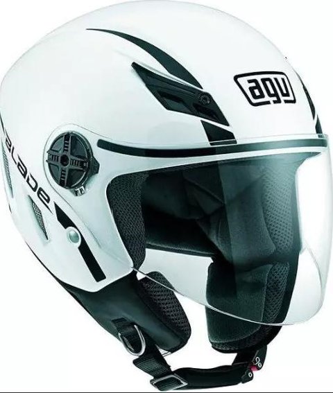 CASCO AGV BLADE SOLID GLOSS WHITE AGV AGV