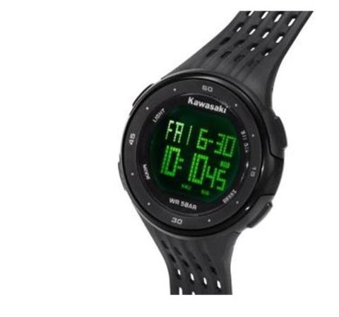 DIGITAL WRIST WATCH BLCK KAWASAKI