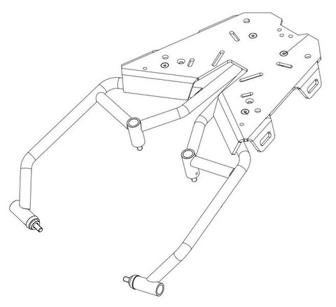 Top case carrier KTM