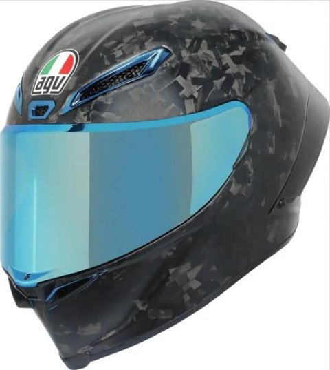 AGV PISTA GP RR FUTURO IN CARBONIO FORGIATO ELETTRO IRIDIUM AGV