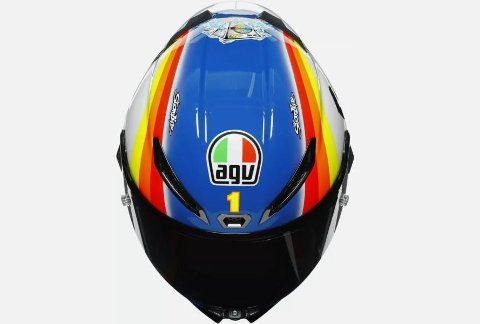 AGV PISTA GP RR FUTURO IN CARBONIO FORGIATO ELETTRO IRIDIUM AGV