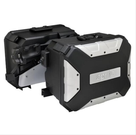 KIT VALIGIE COMPLETO CON SUPPORTI APRILIA TUAREG 660  PIAGGIO