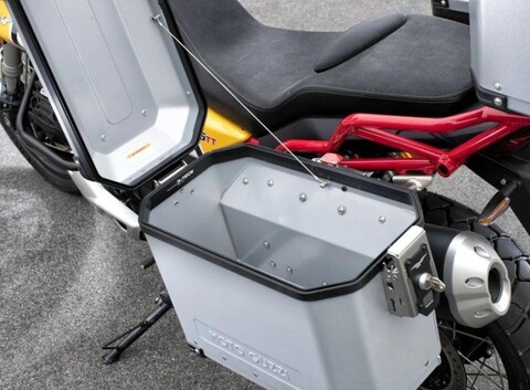 KIT VALIGE ALLUMINIO ANNIVERSARIO V85 MOTO GUZZI