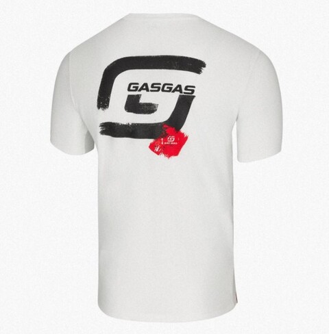 T-shirt bianco Full Gas GASGAS