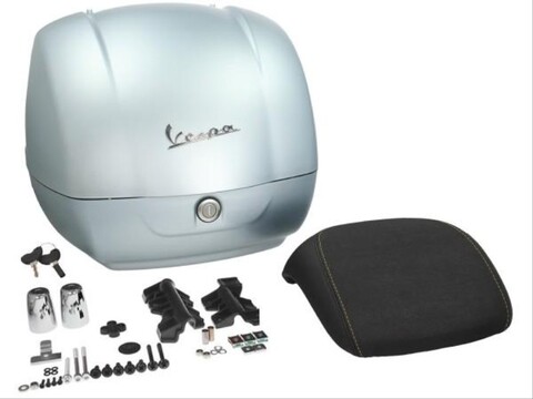 Baule Vespa GTS Grigio azzurr. opaco G0 PIAGGIO
