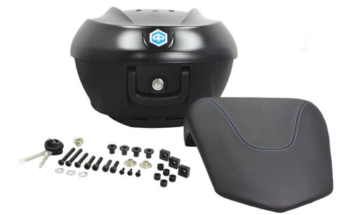 KIT BAUL CON PIASTRA NERO CARBONIO 93/B PIAGGIO