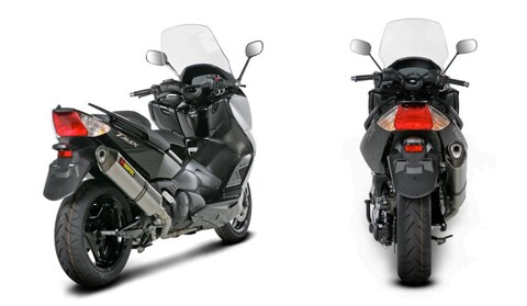 Completo inox omologato fodero YAMAHA T-MAX 500 (2008) AMAR