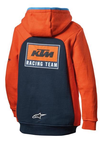 KIDS REPLICA TEAM ZIP HOODIE KTM