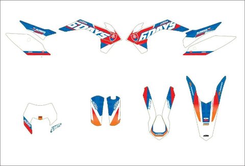 Kit delle grafiche Six Days Slovakia KTM