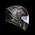 K-5 S AGV E 2205 TORNADO BLACK/YELL/FLUO AGV