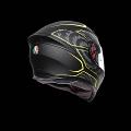 K-5 S AGV E 2205 TORNADO MATT BLACK/SILV AGV