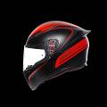 K1 AGV E2205 MULTI WARMUP MATT BLACK/RED AGV