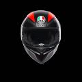 K1 AGV E2205 MULTI WARMUP MATT BLACK/RED AGV