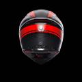 K1 AGV E2205 MULTI WARMUP MATT BLACK/RED AGV