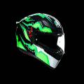 K1 AGV KRIPTON BLACK/GREEN AGV