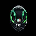 K1 AGV KRIPTON BLACK/GREEN AGV