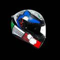 K1 AGV BANG MATT ITALY/BLUE AGV