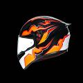 K1 AGV KRIPTON BLACK/ORANGE AGV