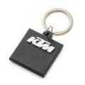 LOGO RUBBER KEYHOLDER BLACK