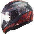 FF353 RAPID XTREET MATT BLACK RED LS2