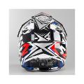 LS2 MX437 FAST STRONG WHITE RED BLUE LS2