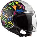 OF558 SPHERE LUX CRISP BLACK HI VIS S LS2