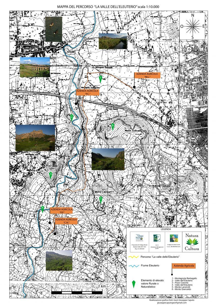 Itinerario rurale La Valle dell'Eleuterio