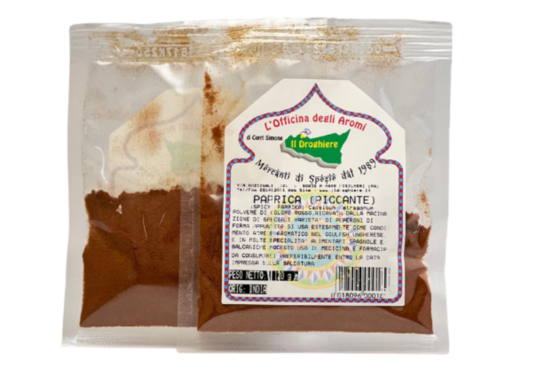 Paprika piccante in busta