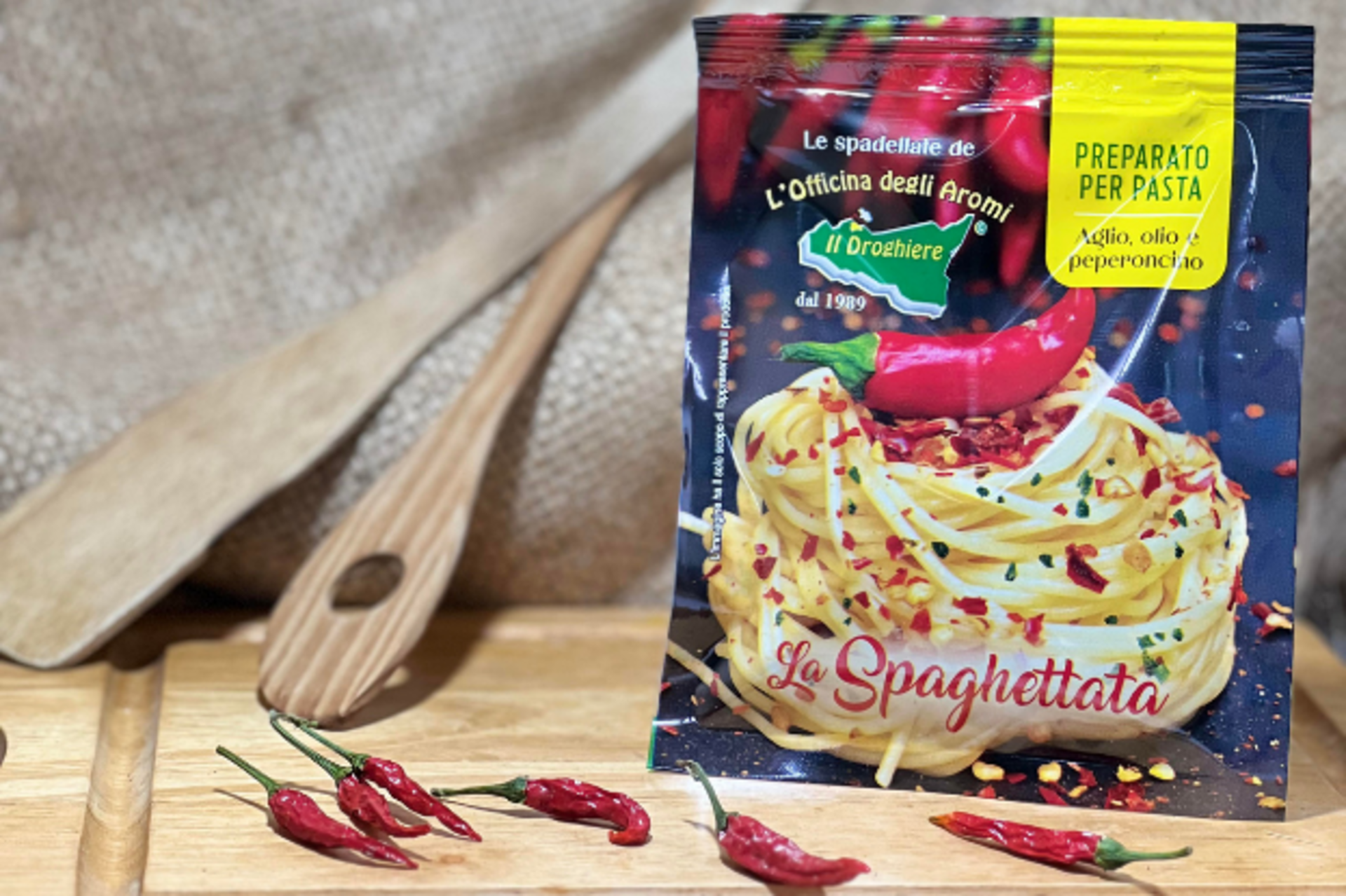 "La Spaghettata" Insaporitore per pasta aglio, olio e peperoncino in busta
