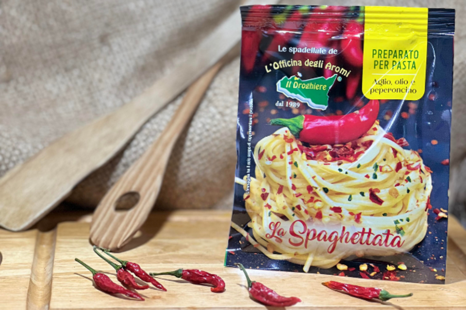 "La Spaghettata" Insaporitore per pasta aglio, olio e peperoncino in busta