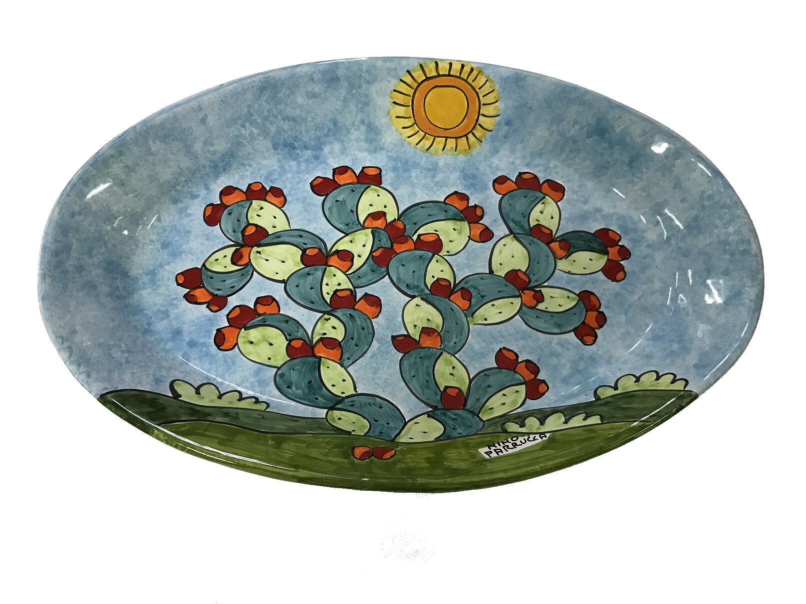 Piatto Ovale Grande 47x30 cm - art.99 Nino Parrucca
