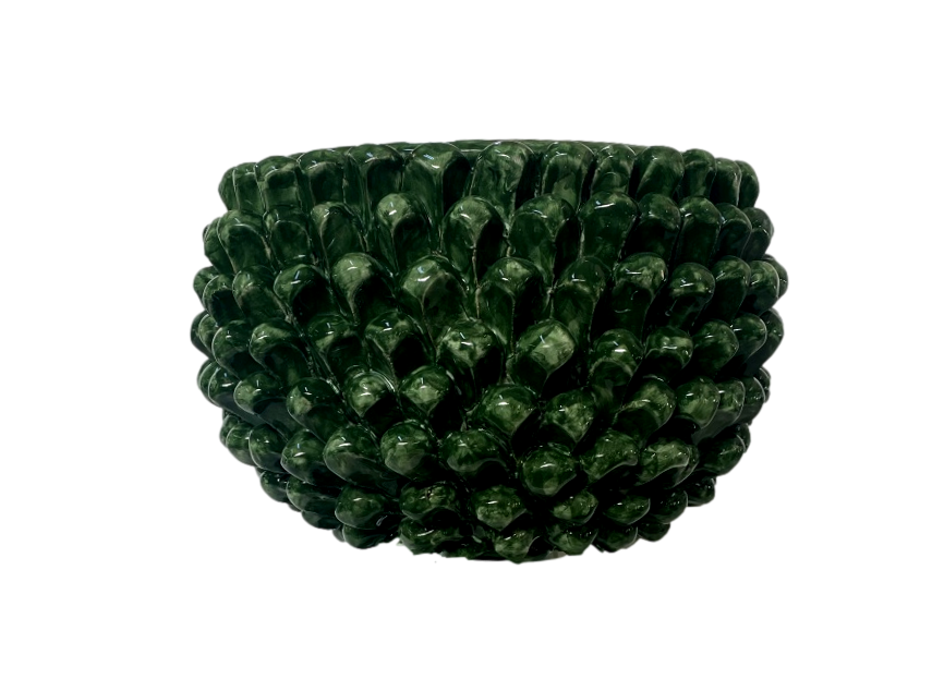 Cachepot Pigna in ceramica vari colori e misure Nino Parrucca